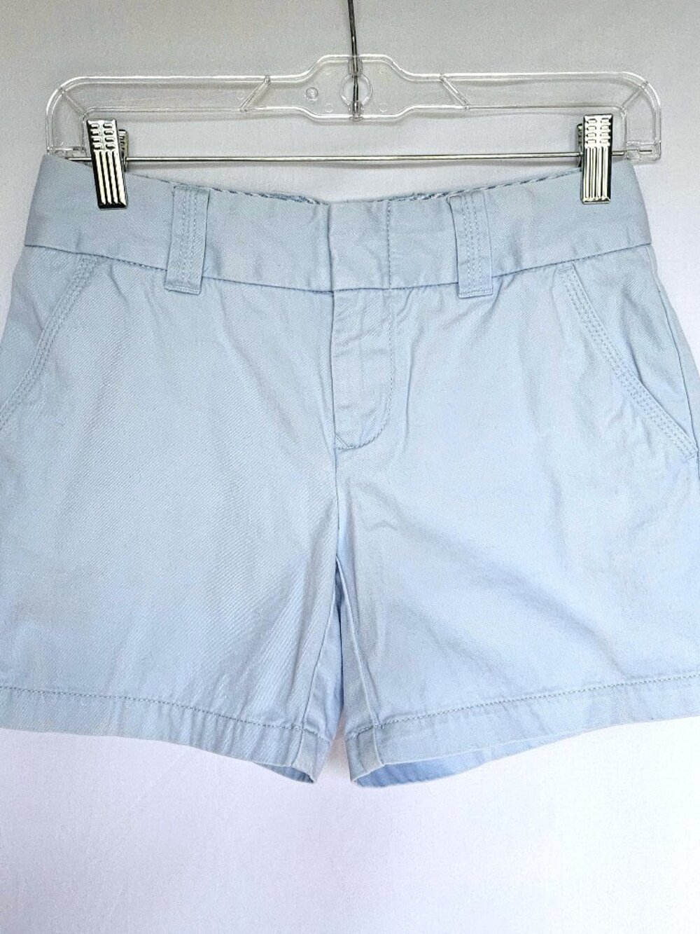 Tommy Hilfiger | Light Blue Tailored Cotton Shorts | Women's 0